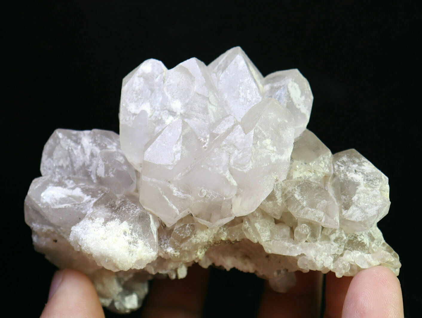 0.92lb NATURAL Unique Skeletal Elestial QUARTZ Crystal Point Mineral Specimen