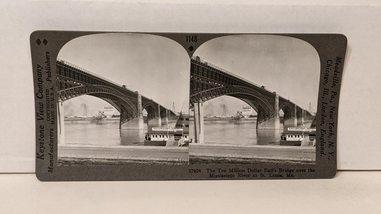 a560, Keystone SV; Ead\'s Bridge over the Mississippi River; 1148-37924, 1930s