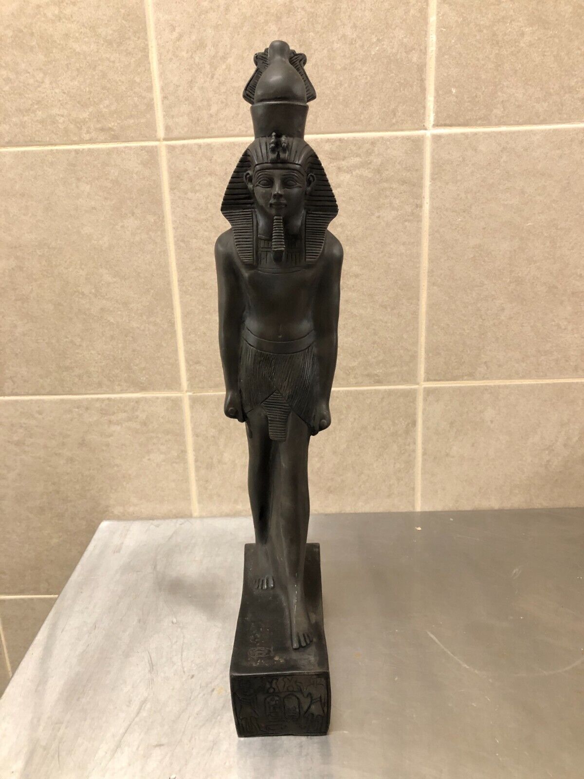 Large Hand-Carved Egyptian Statue of Akhenaten - Made in Egypt