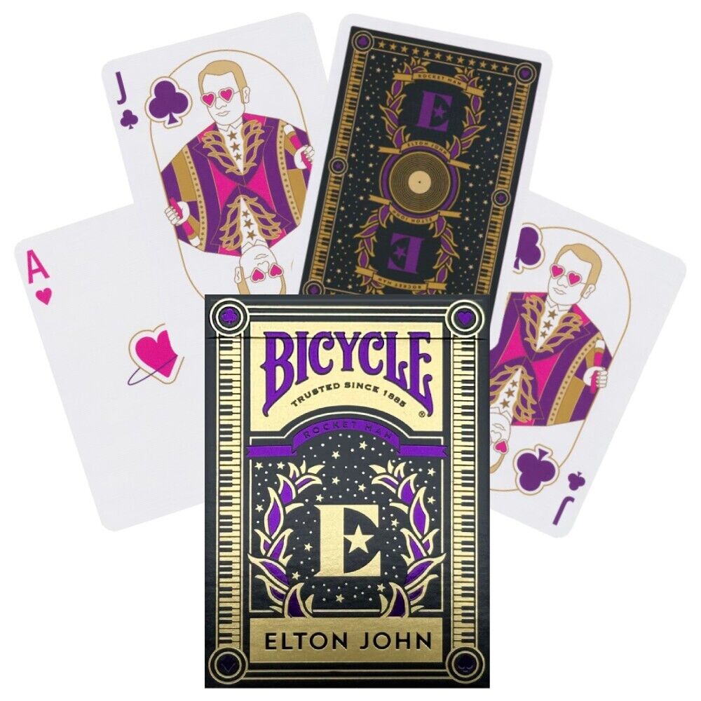 Bicycle Elton John Playing Cards Deck Poker Size Rocket Man Quality 10041803