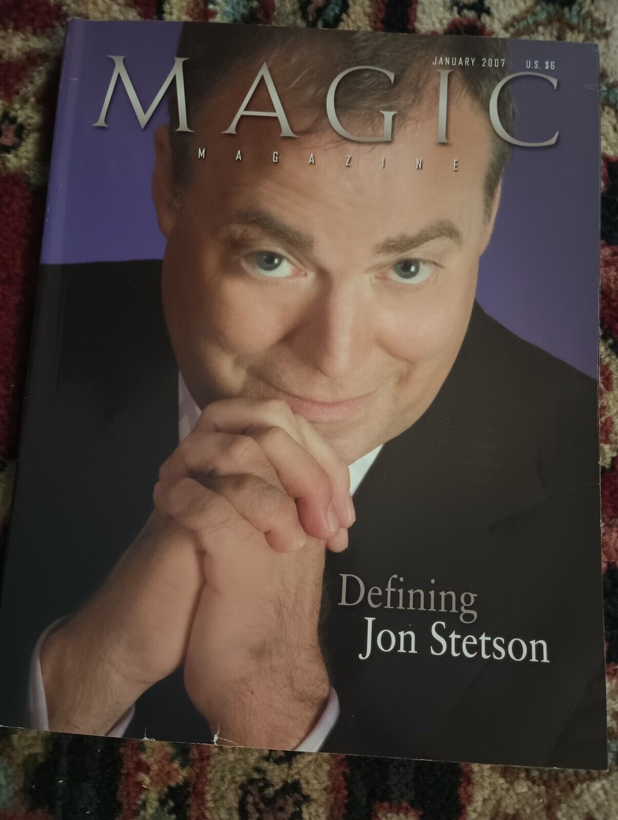 Jon Stetson Magic Magazine January 2007