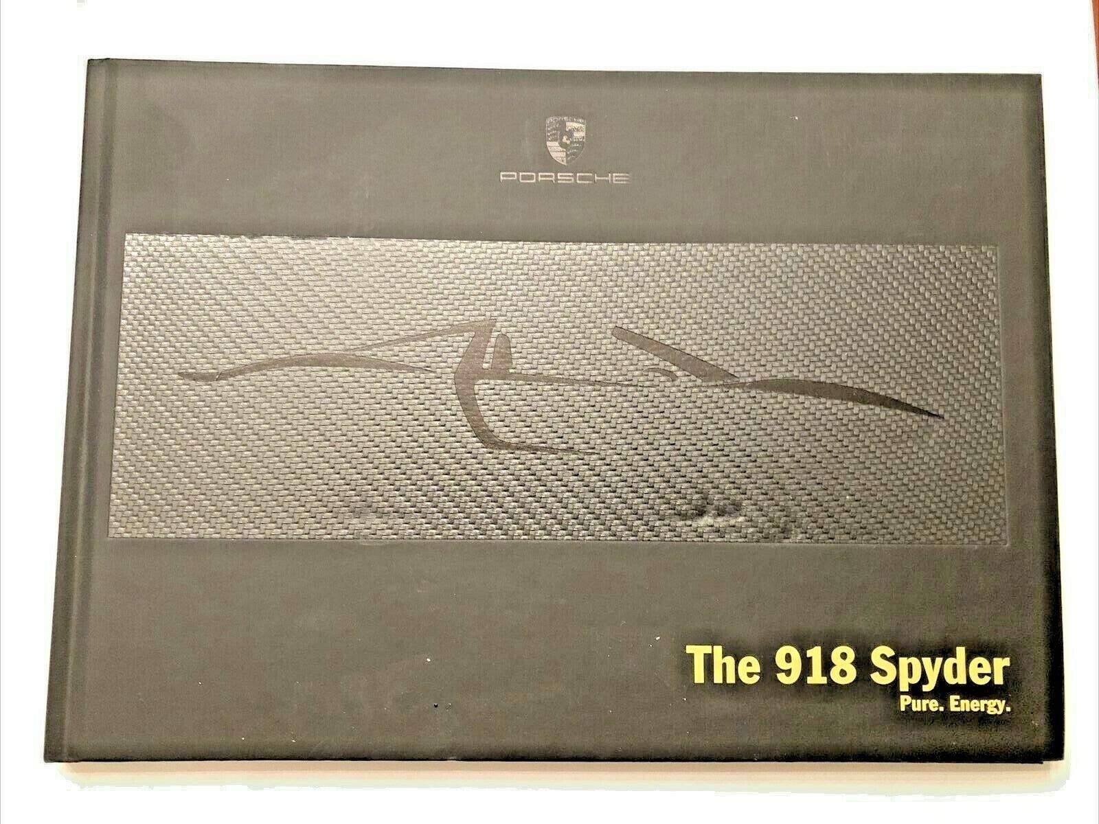 Rare Collectible Factory Original 2013 Porsche 918 Spyder ShowRoom Book