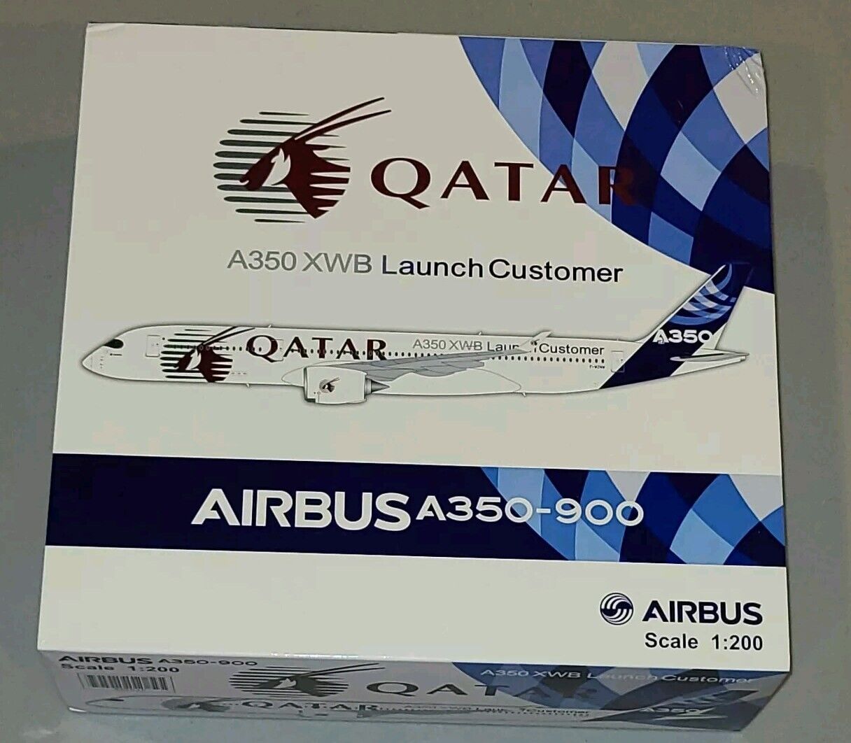 JC Wings Qatar Airways Airbus A350-900 XWB 1:200 