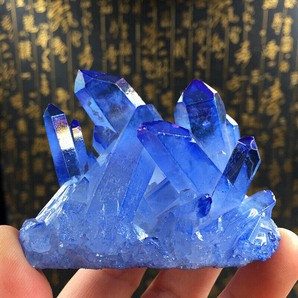 Natural Colorful Quartz Cluster Crystal Gem Stone Healing Mineral Specimen Reiki