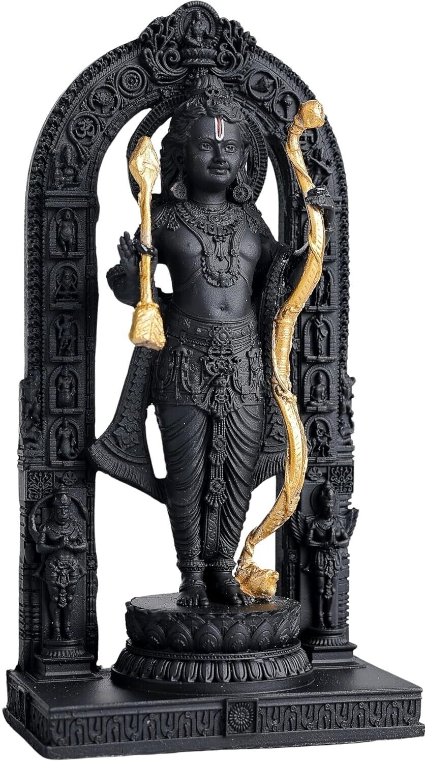 Polyresin Lord Ayodhya Ram Idol Murti Showpiece Murti for Home Decor