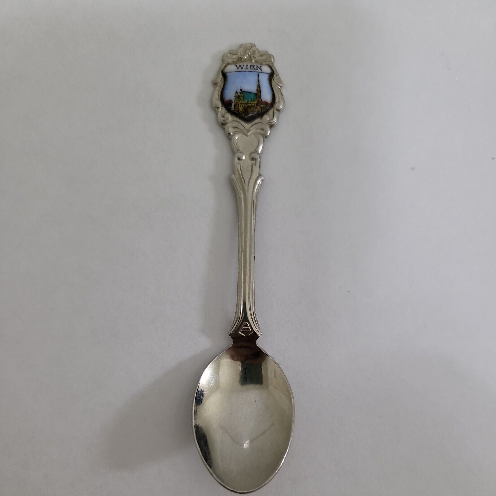 Vintage Collector\'s Spoon Wien Silver Tone