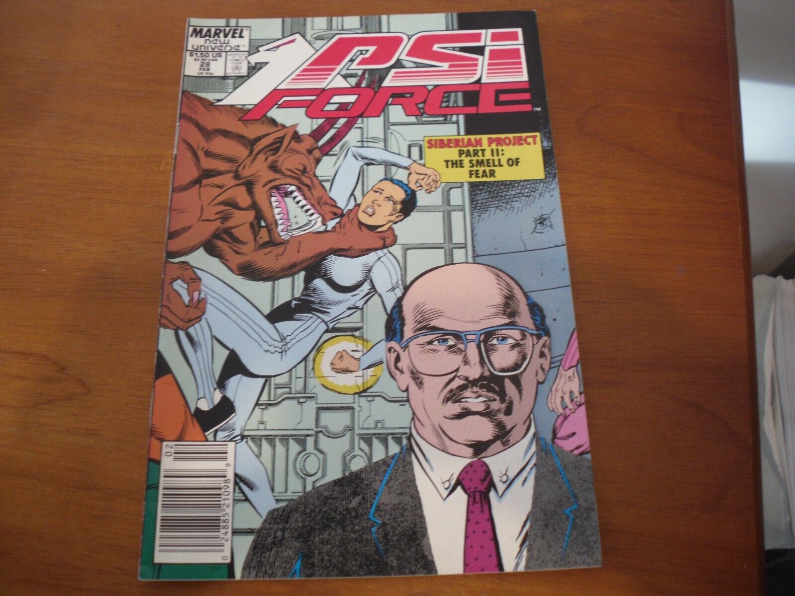 Psi Force #28 Comic Book June 1989 Marvel NEW UNIVERSE ,  BT