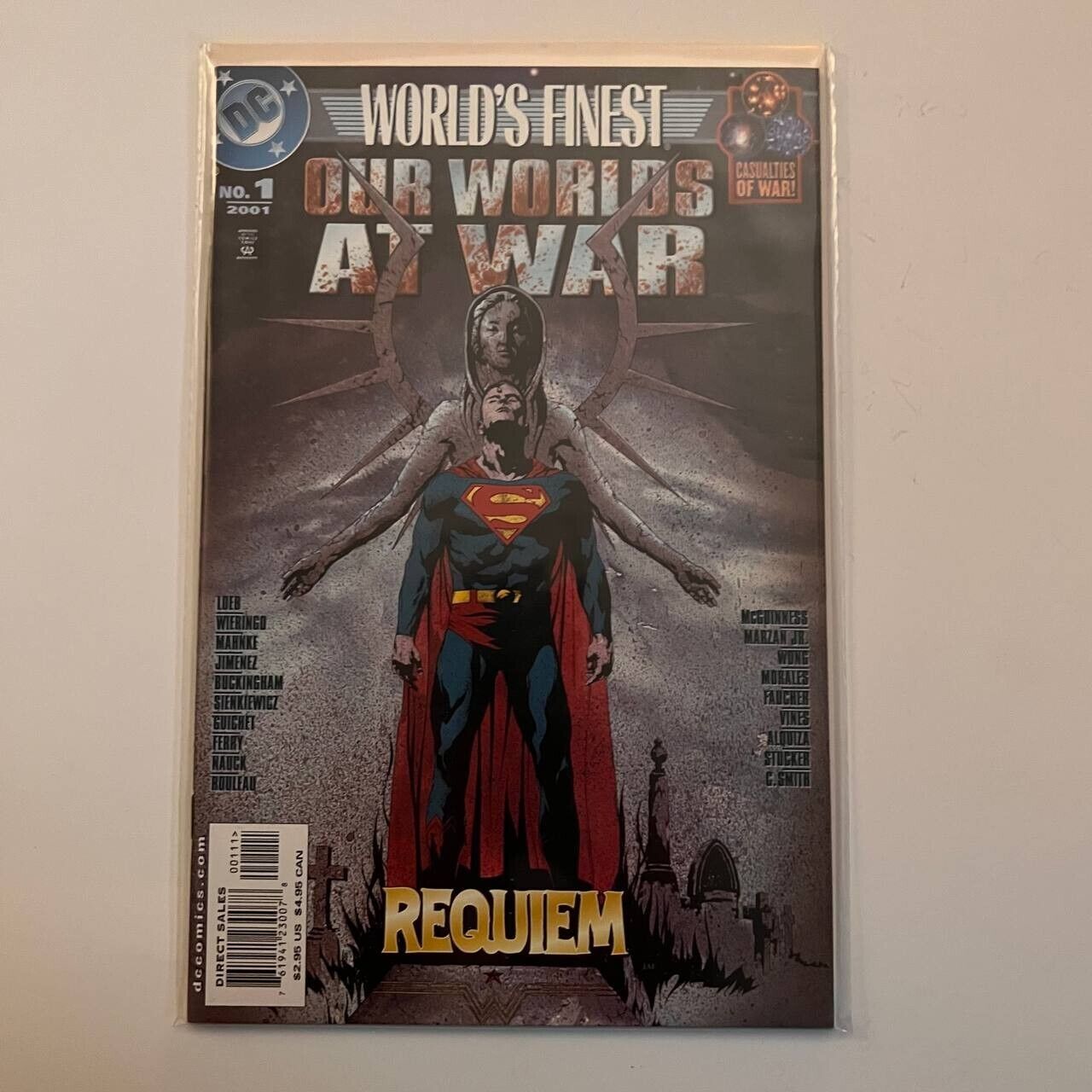 Worlds Finest: Our Worlds At War 1 - Requiem - DC Comics 2001 - 