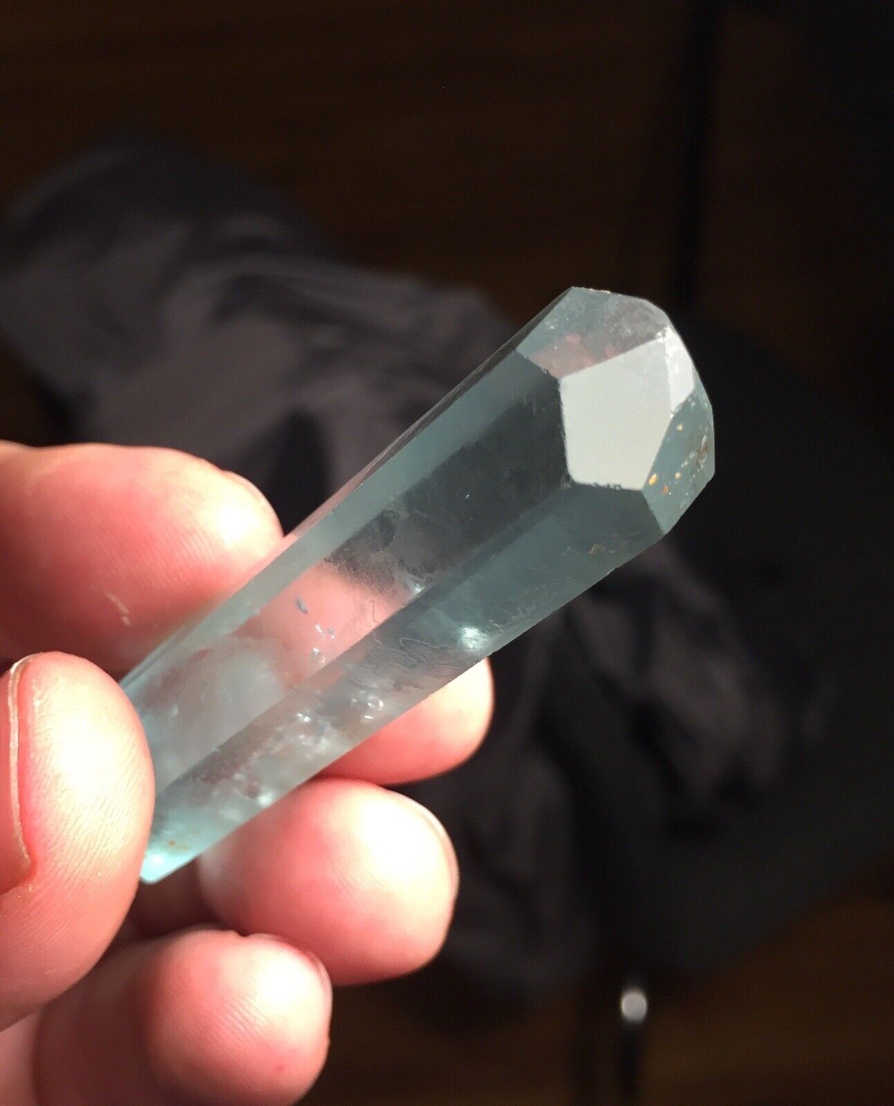 Nigerian Aquamarine Crystal - Nice Termination - Gem Aqua var. Beryl 25 grams