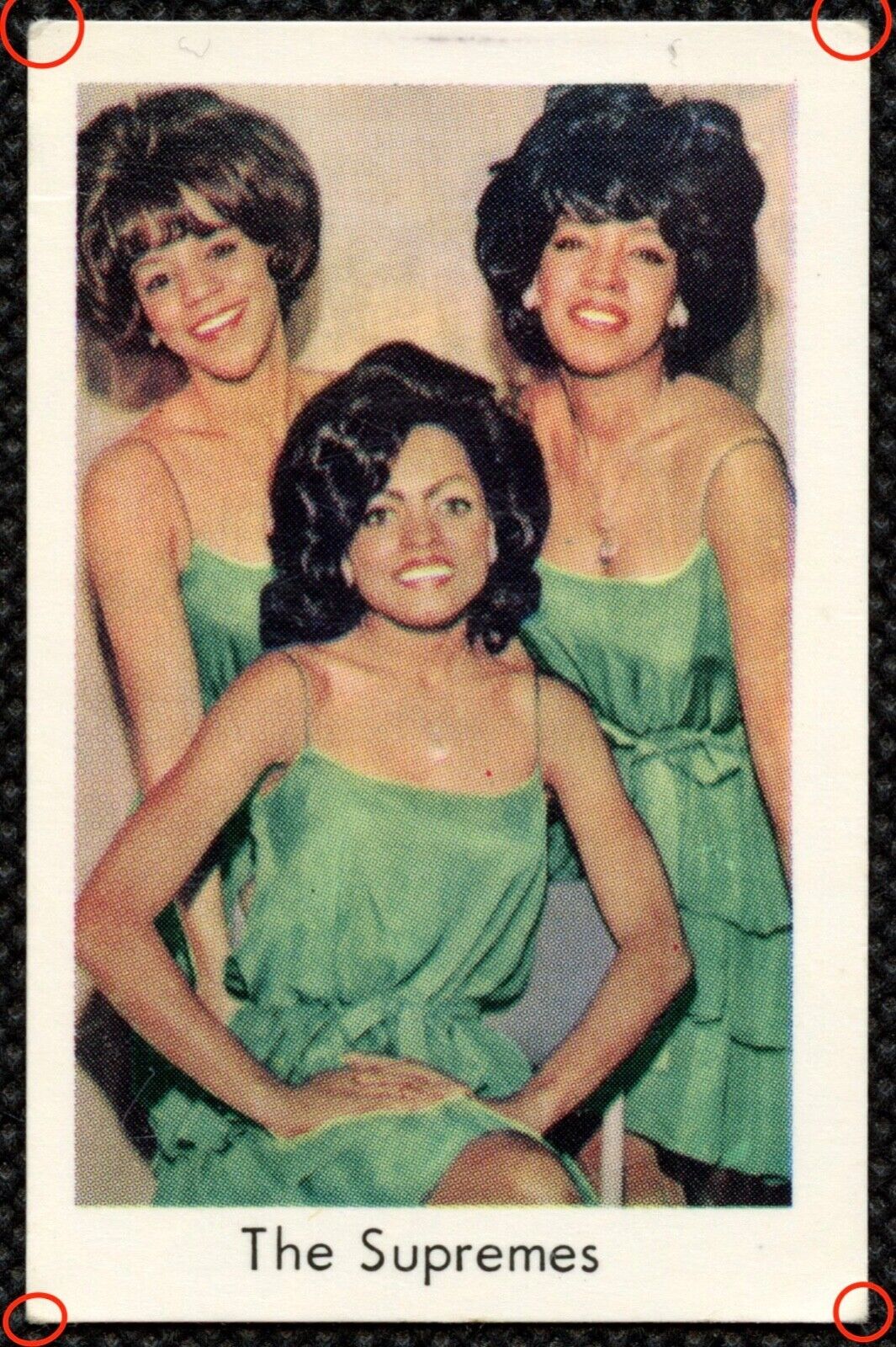 1965-68 Dutch Gum Card The Supremes Pop Series (Read)
