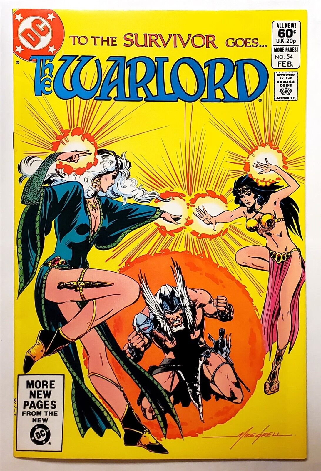 Warlord #54 (Feb 1982, DC) 4.0 VG 