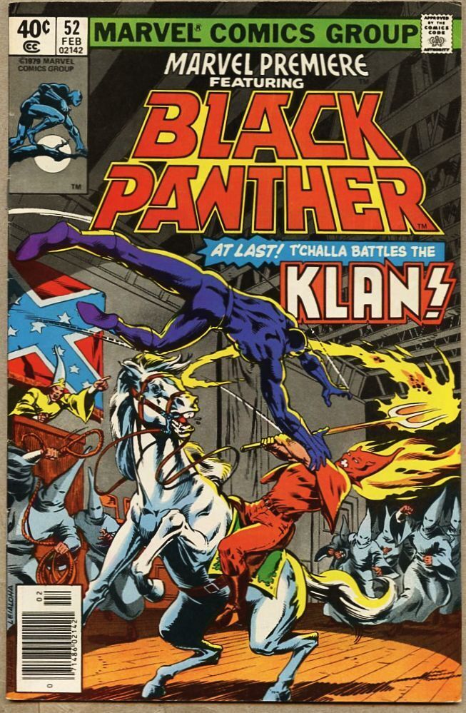 Marvel Premiere #52-1980 fn 6.0 Black Panther Vs The Klu Klux Klan Hannigan