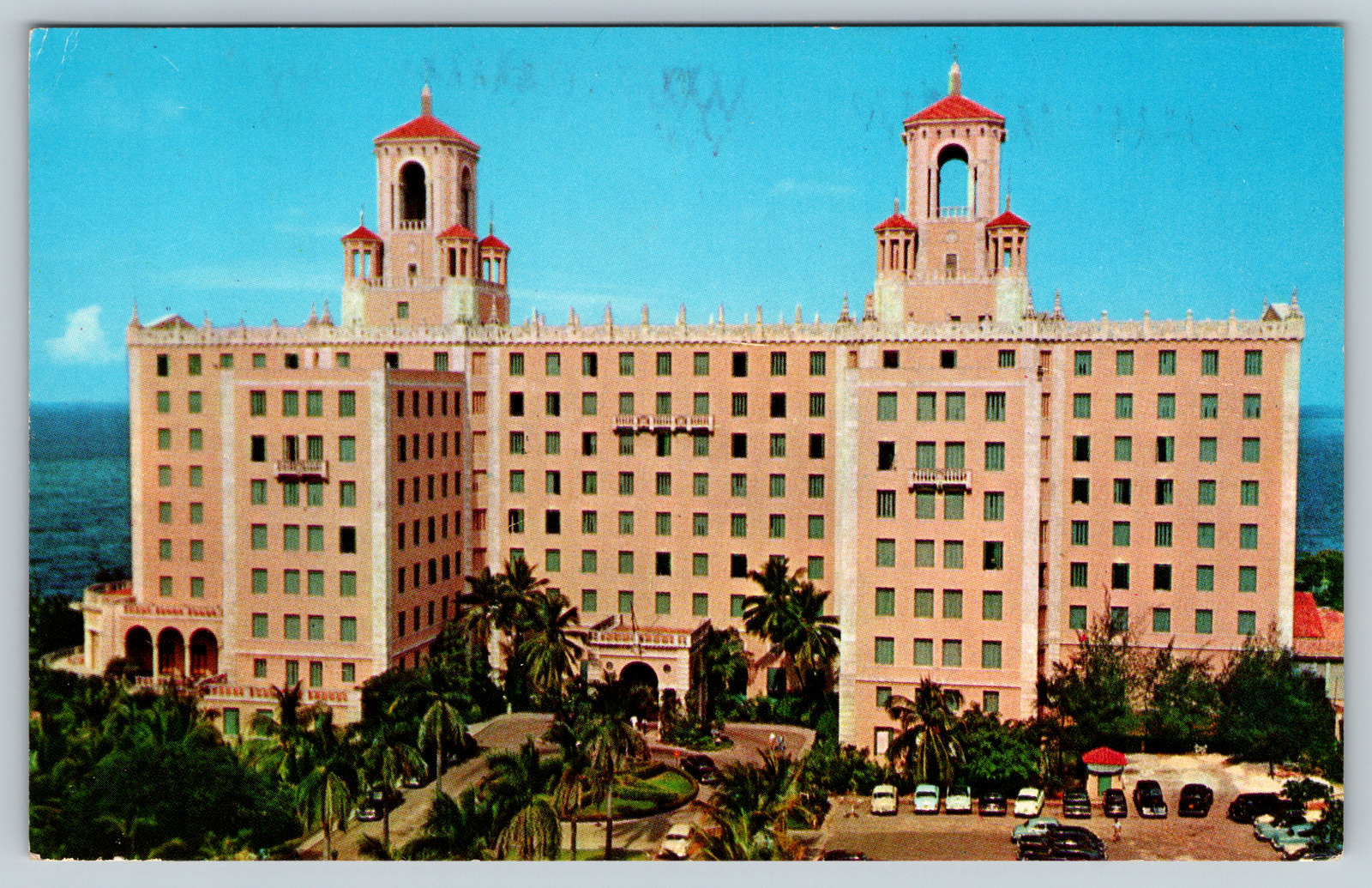 c1960s Hotel National Havana Cuba Vintage Postcard
