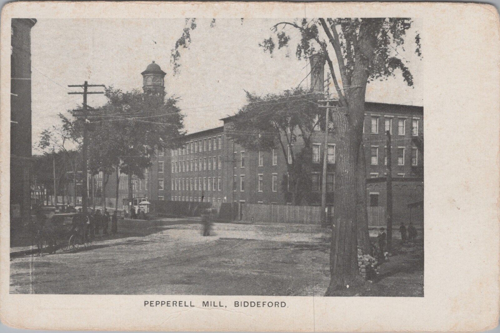 MR ALE ~ Pepperell Mill Biddeford Maine ME c1905 Postcard UNP 7815c