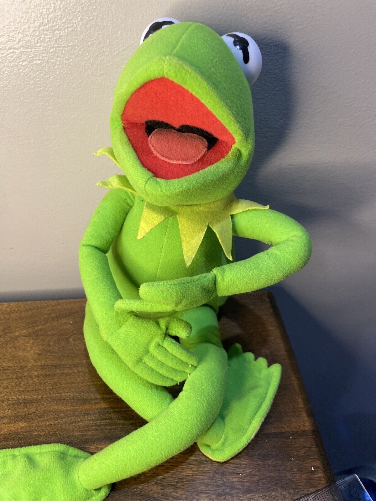 Kermit The Frog Jim Henson Muppets Plush NANCO Bendable Poseable Stuffed Toy 13”