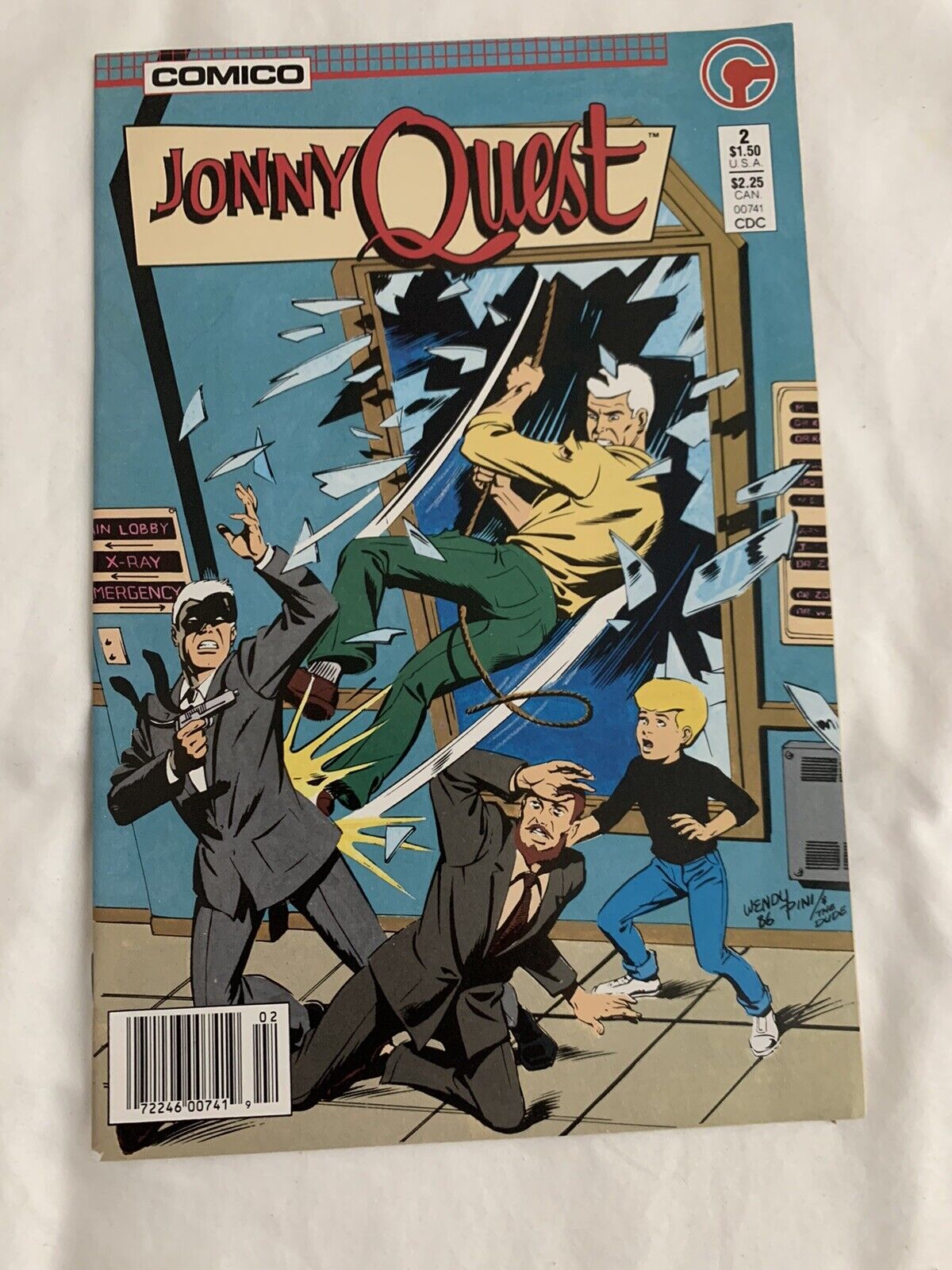 Jonny Quest Comic Book #2 Comico 1986 VERY HIGH GRADE 