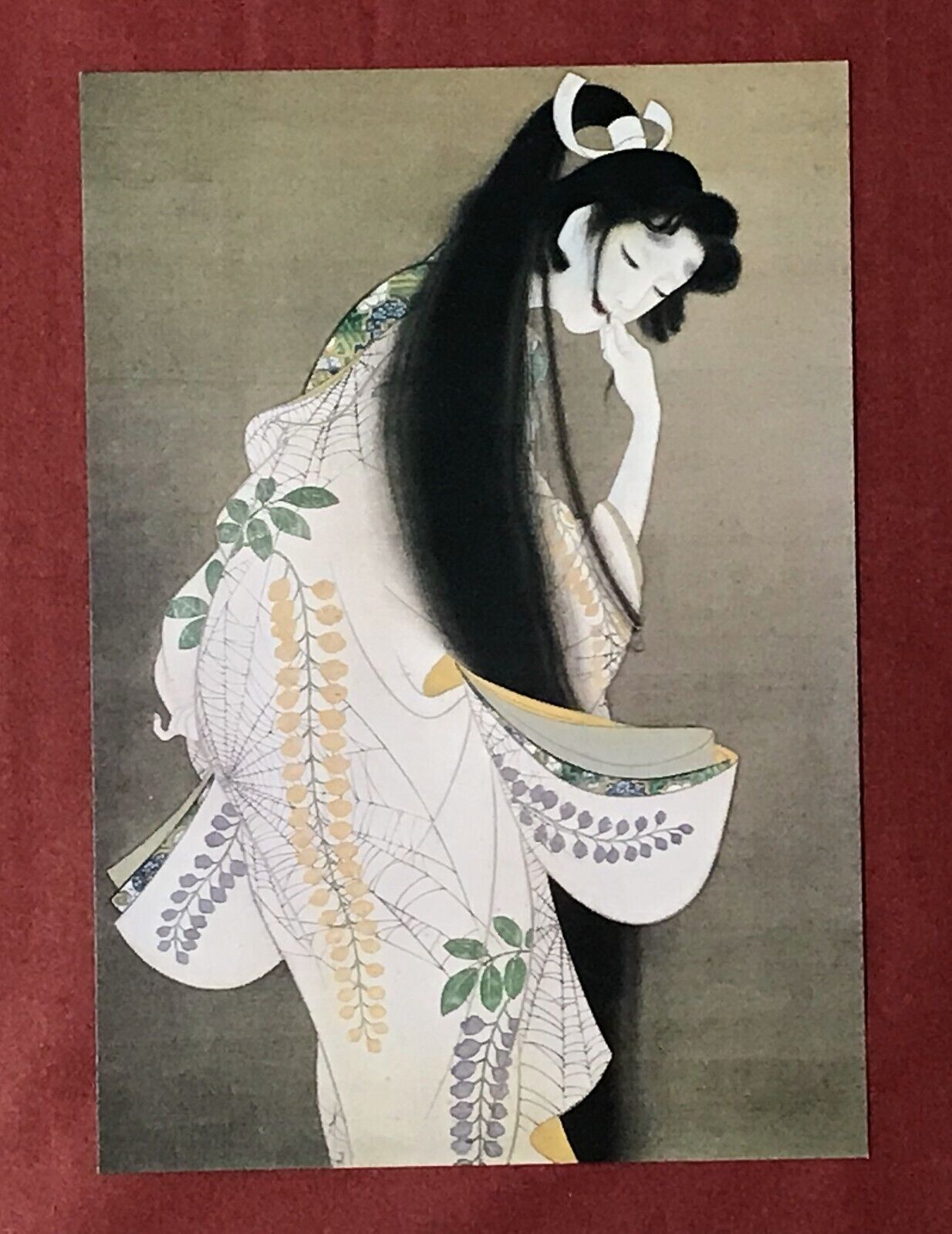 Japan Japanese Art Postcard Shoen Uemura  #P2A161