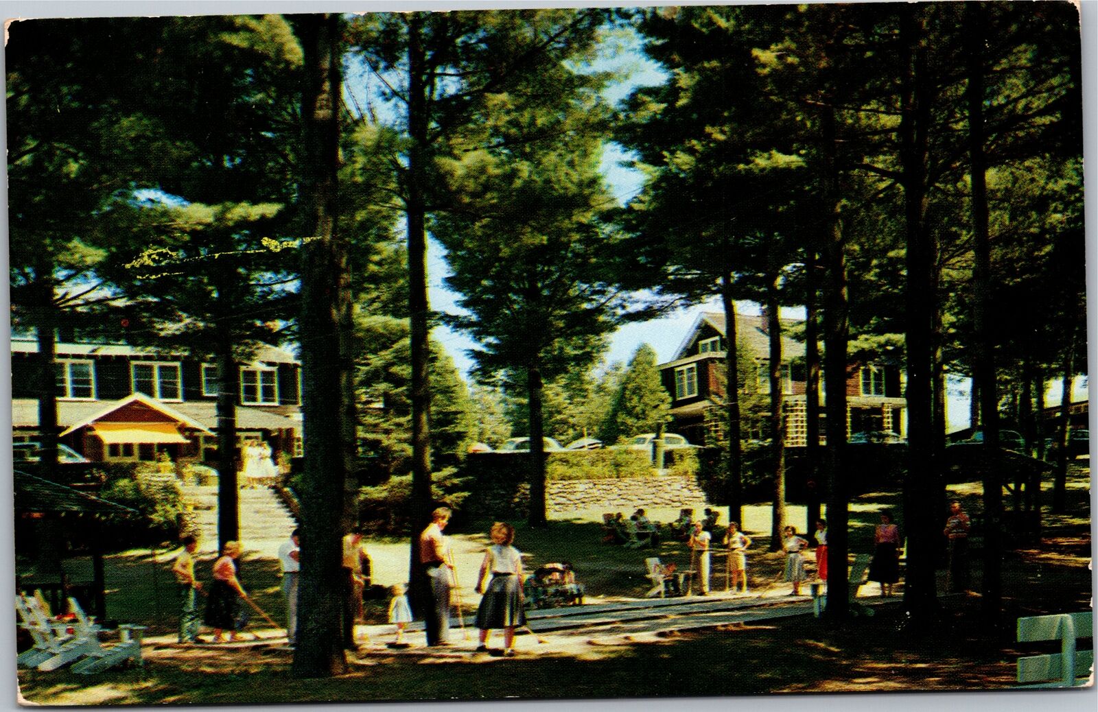 Postcard NY Schroon Lake Word of Life Inn