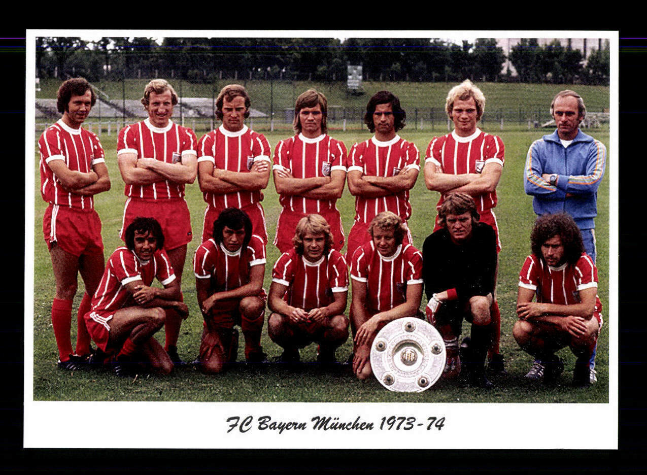 Bayern Munich team card 1973-74 +2