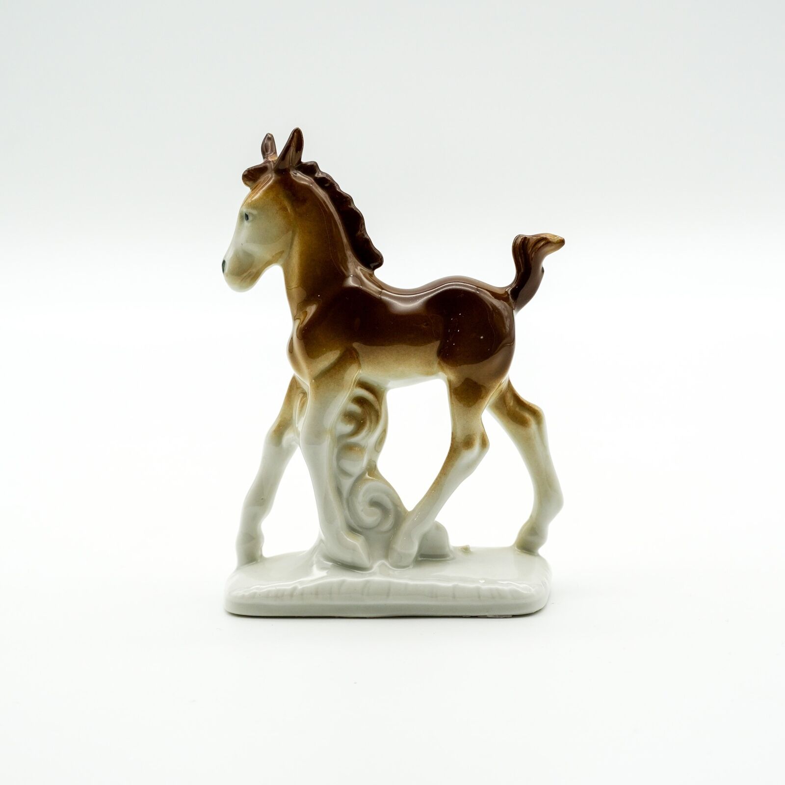 Vintage Colt Horse Ceramic Figurine 5\