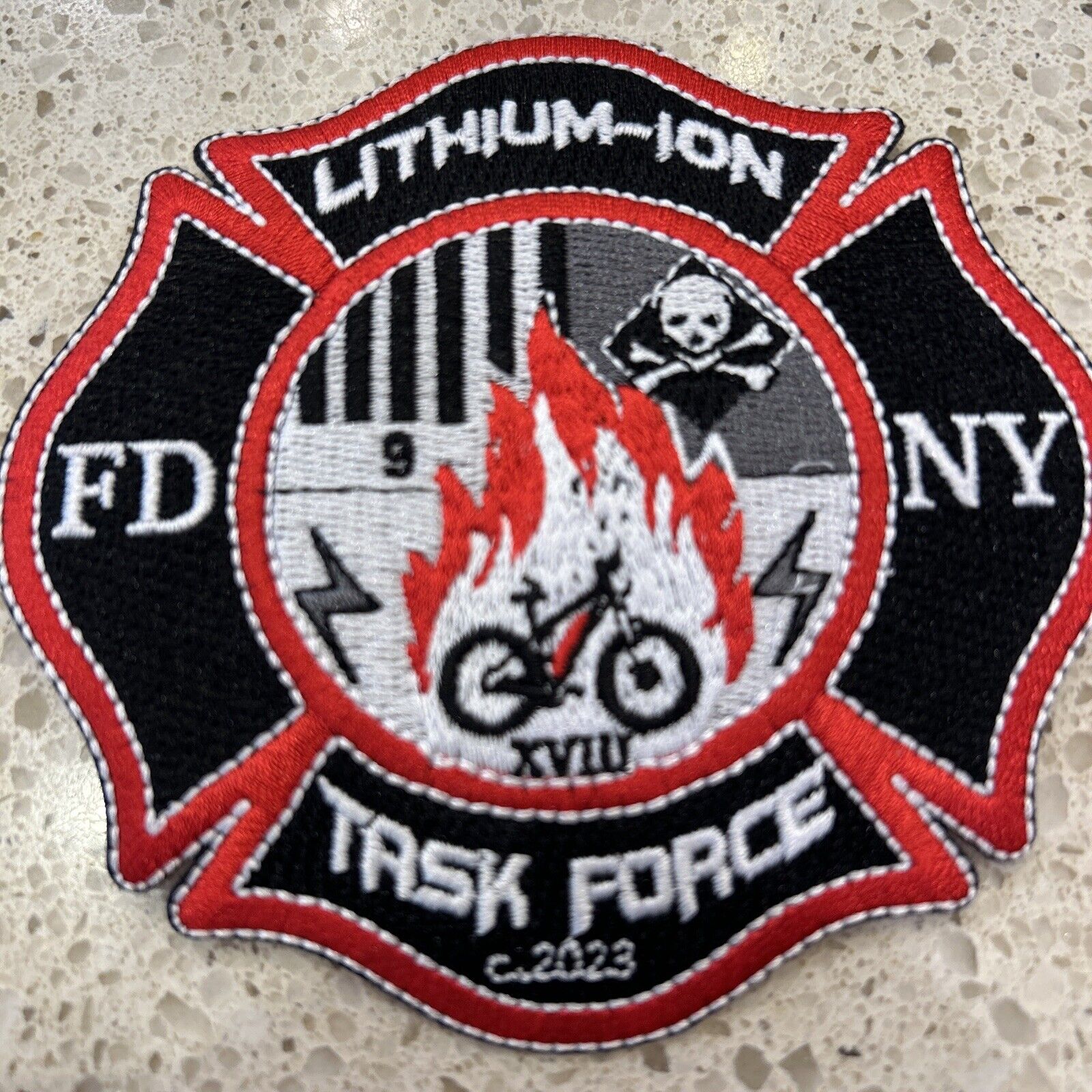 Reduced $$$ FDNY Original Lithium-Ion Task Force Patch