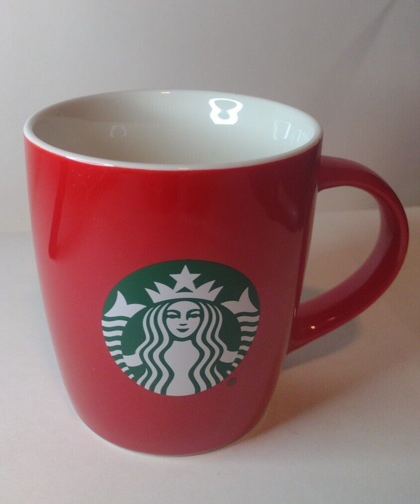 Starbucks Holiday 2021 Christmas 11 Oz Coffee Mug Hot Cocoa Green Logo Red Cup