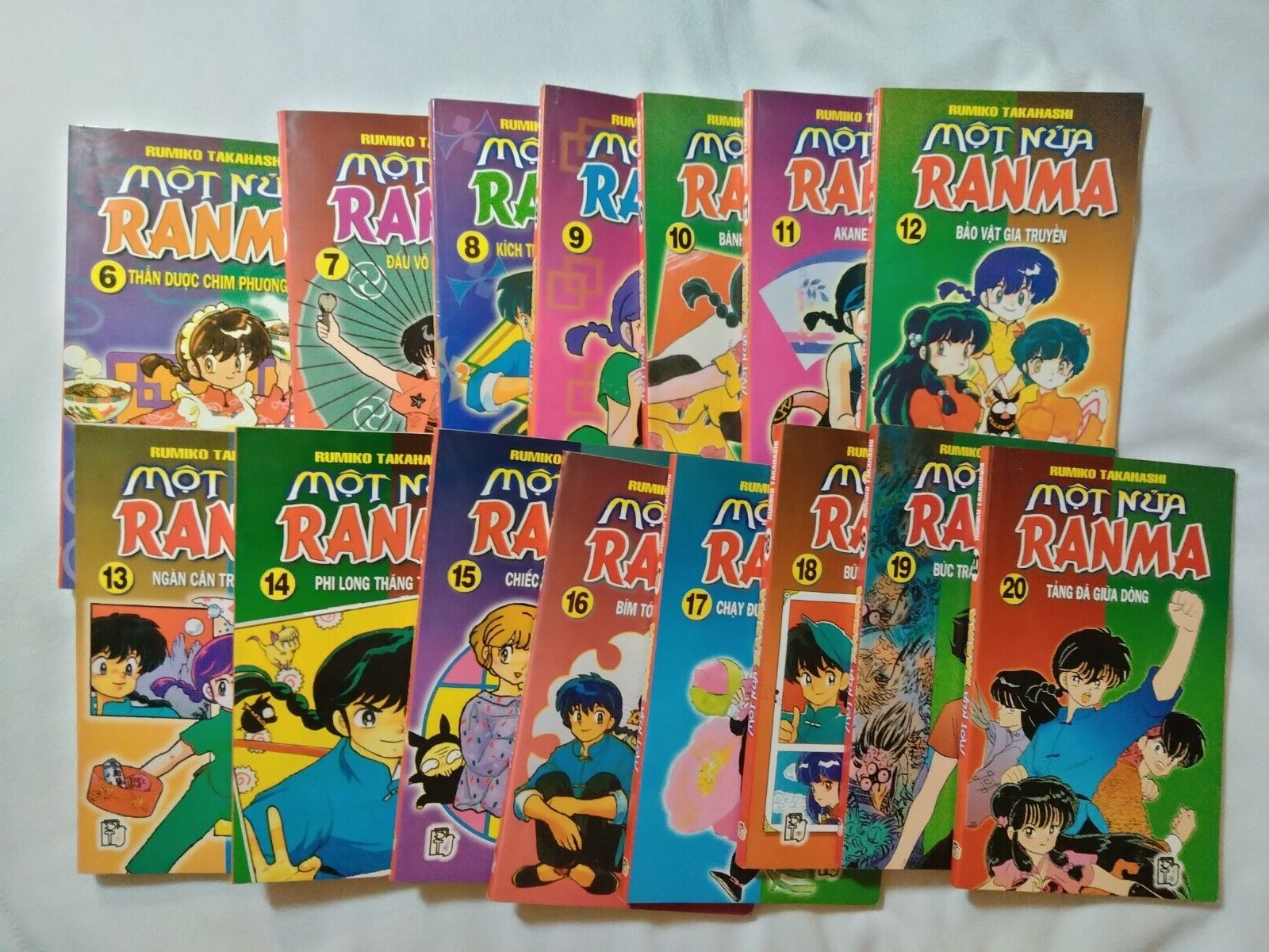 Một Nữa Ranma by Rumiko Takahashi Ranma 1/2 Graphic Novel Volume 6-20 LOT