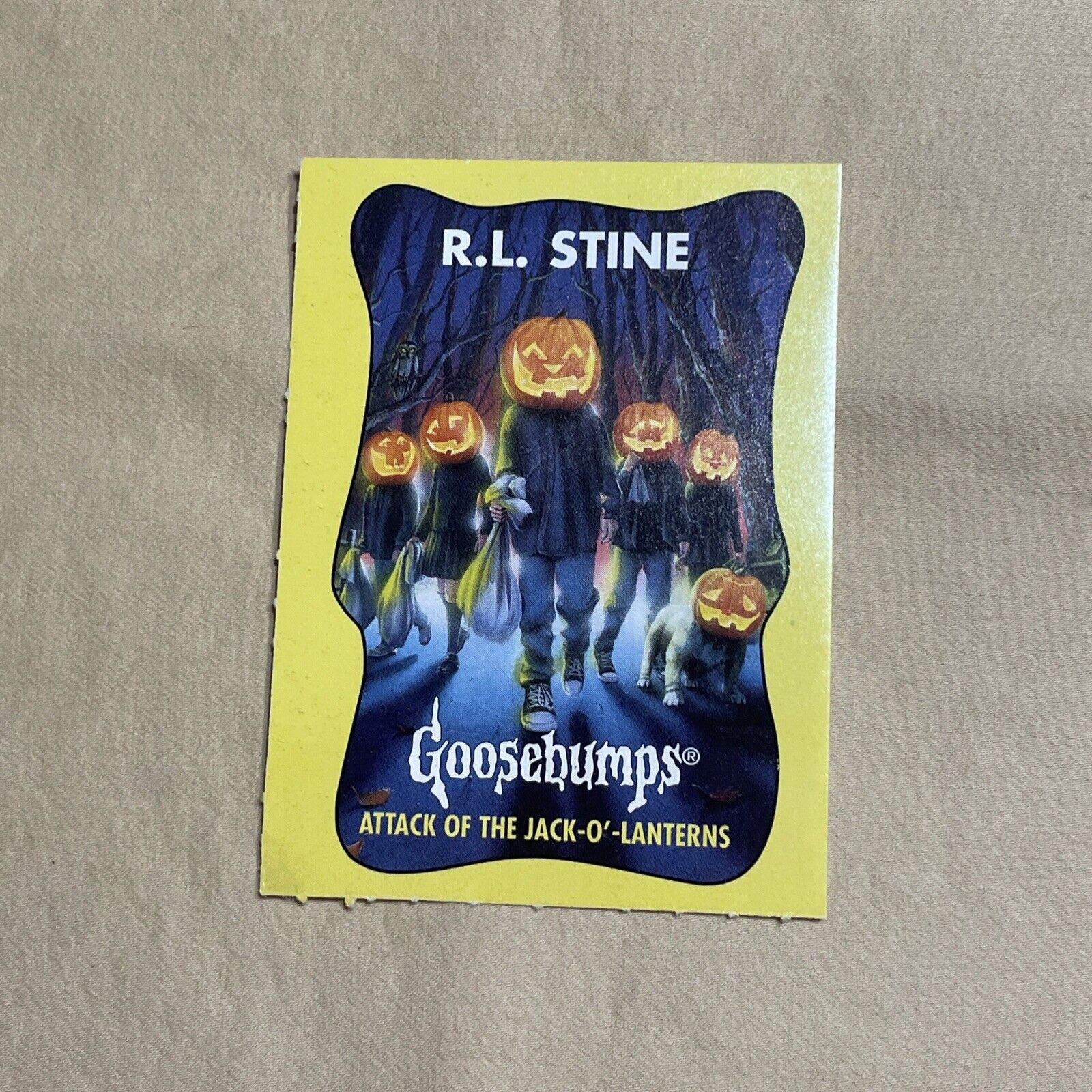 1996 R.L. Stine Goosebumps Attack Of The Jack-O’-Lanterns Card #48
