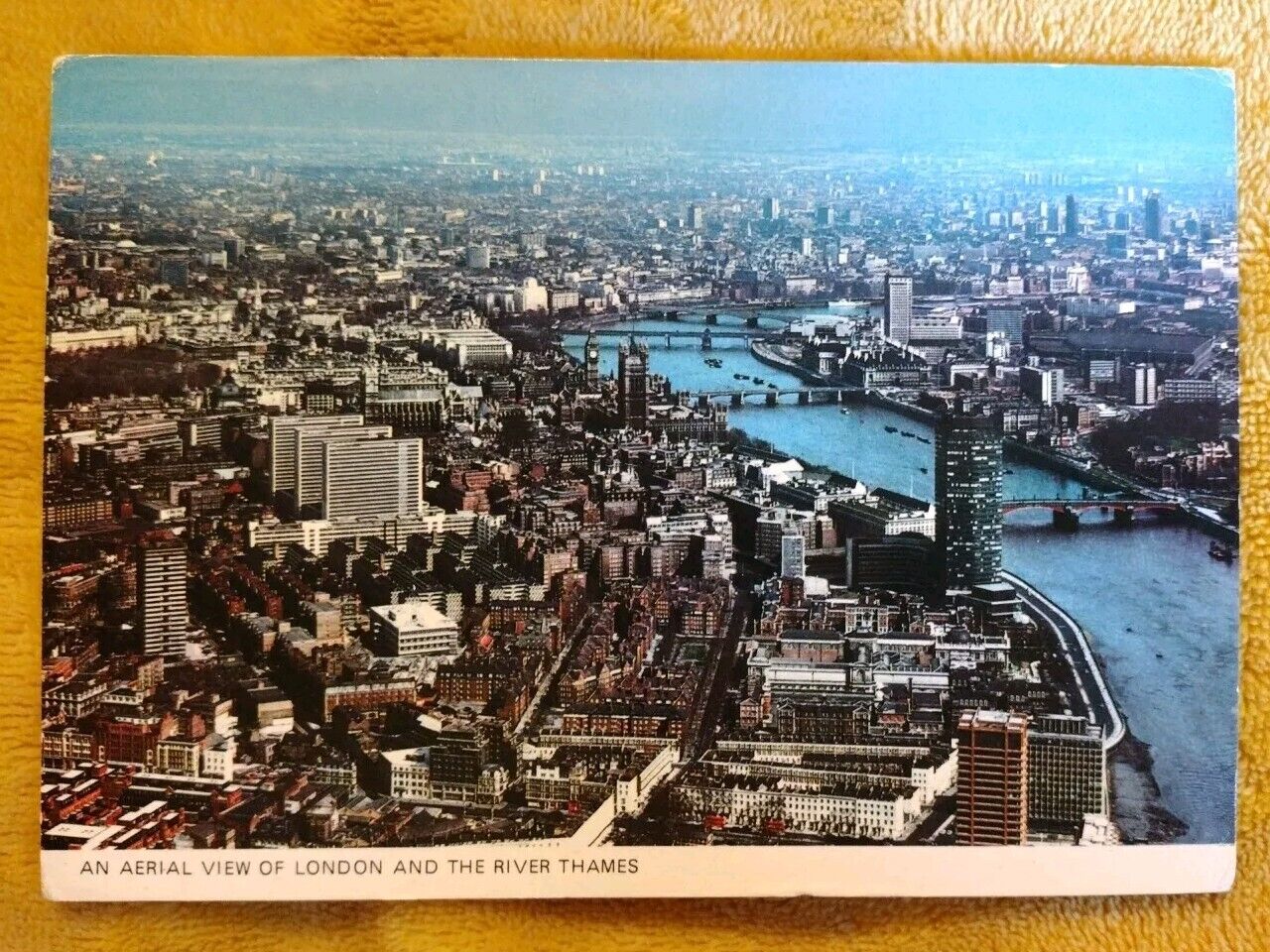 London And The River Thames Postcard Posted 1979