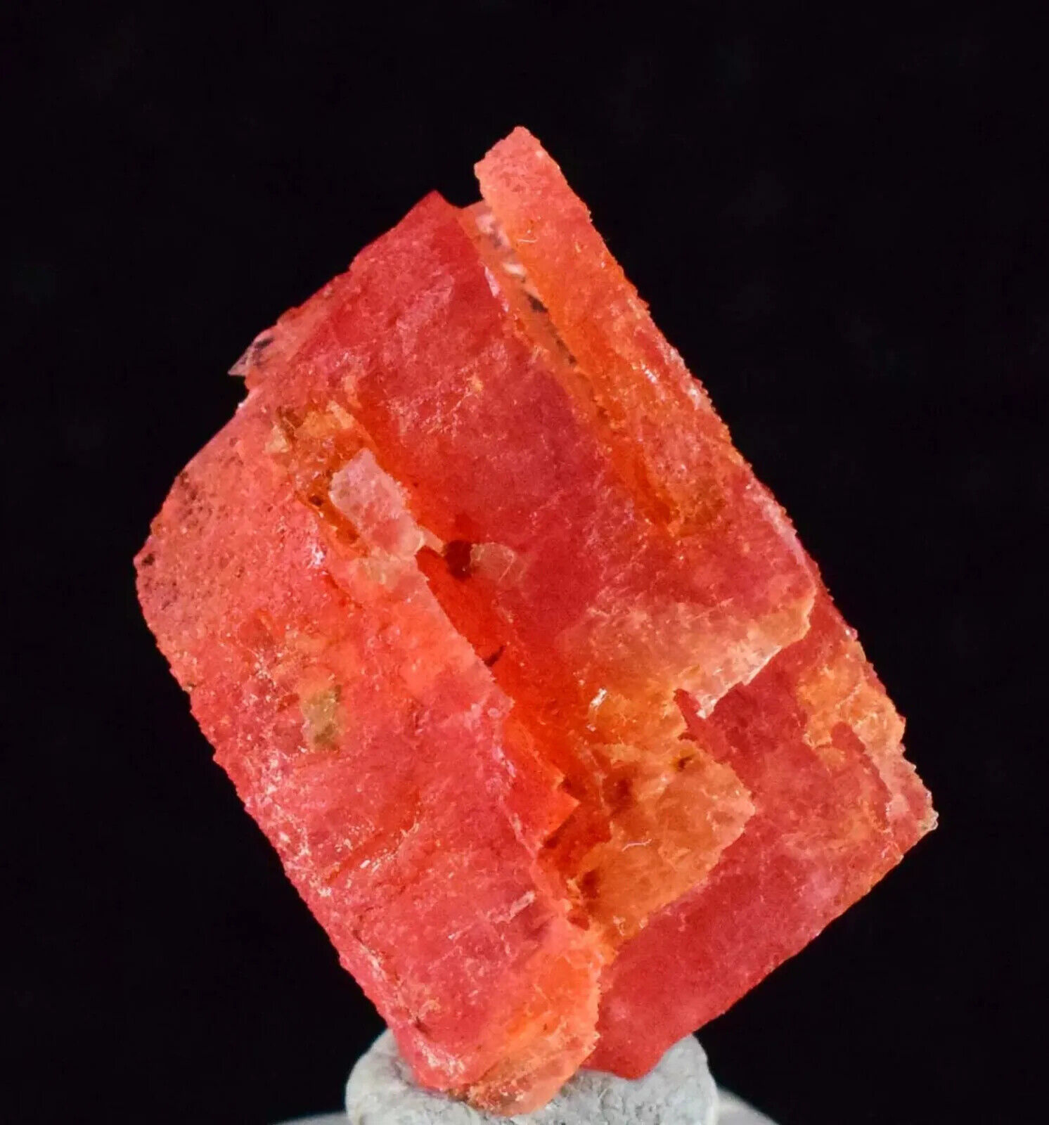 25carats 2cms RHODOCHROSITE STEPPED FLOATER GEM CRYSTAL PASTO BUENO R414