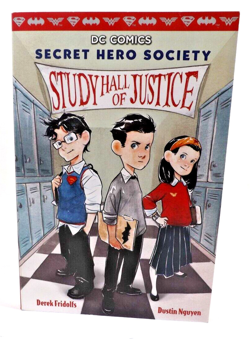 DC Comics Study Hall of Justice  Secret Hero Society #1 Paperback Novel