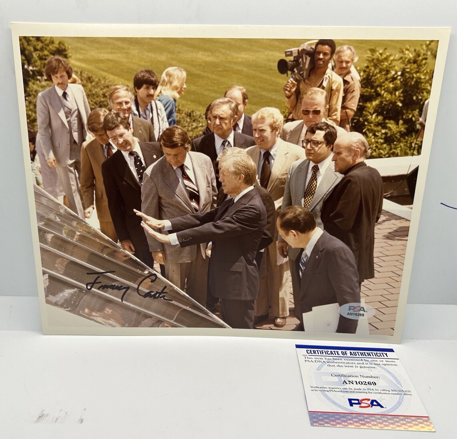 Jimmy Carter Signed 8x10 Official White House Photo Full Signature PSA DNA COA