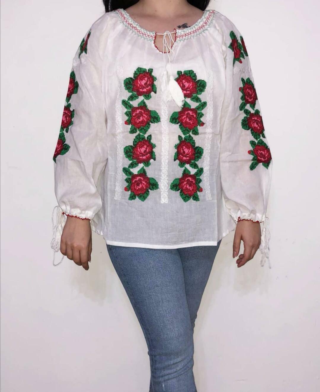 Marina Embroiderie Blouse for Woman Handmade S-M-L-XL-XXL