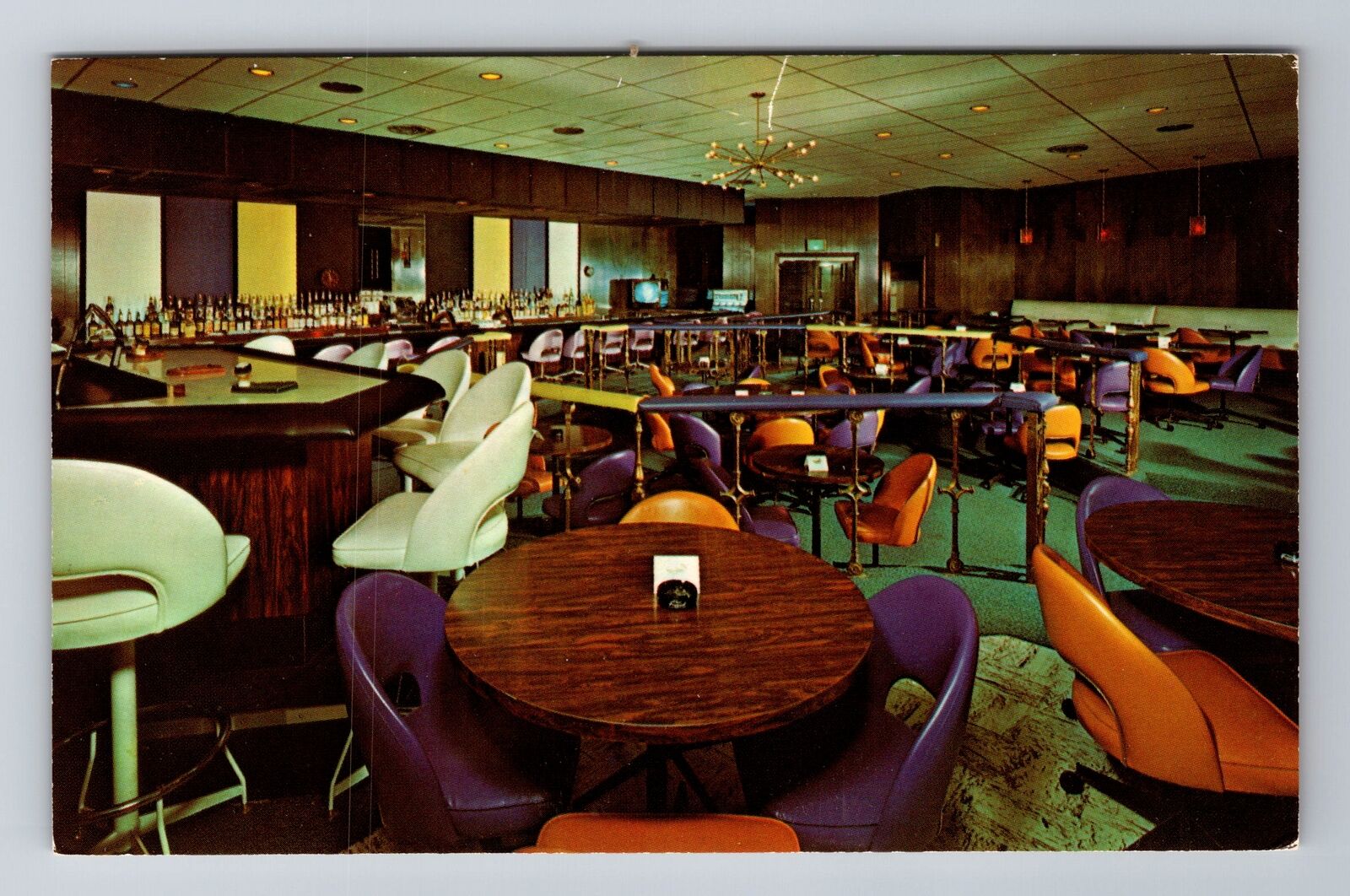 Highland Park, MI-Michigan, Mr. D's Cocktail Lounge c1960, Vintage Postcard