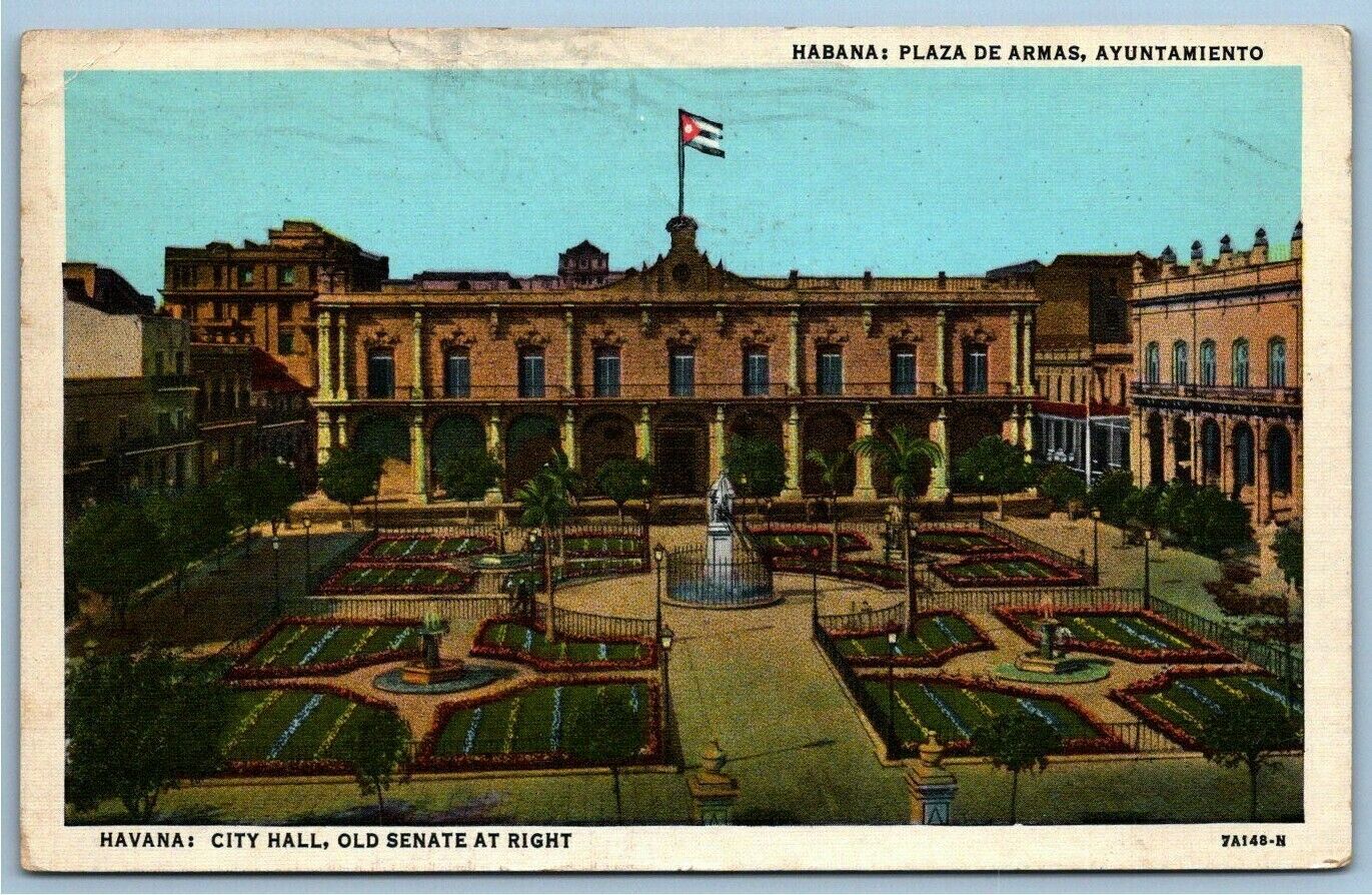 Postcard~ Havana City Hall & Old Senate~ Cuba