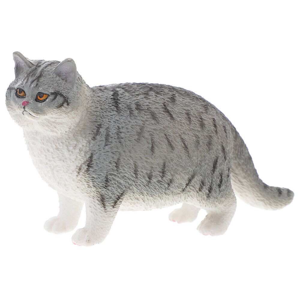 Realistic Cat Figurine Simulation Cat Desktop Cat Ornament Decorative Cat Statue
