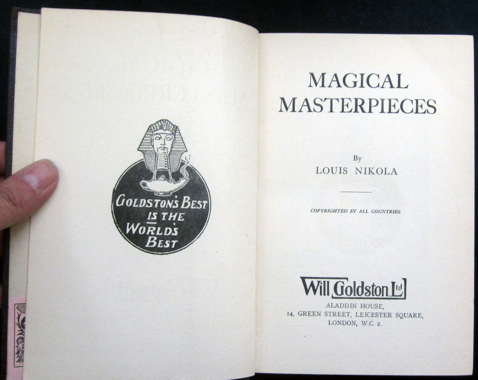 Louis Nikola’s Magical Masterpieces :: 1934