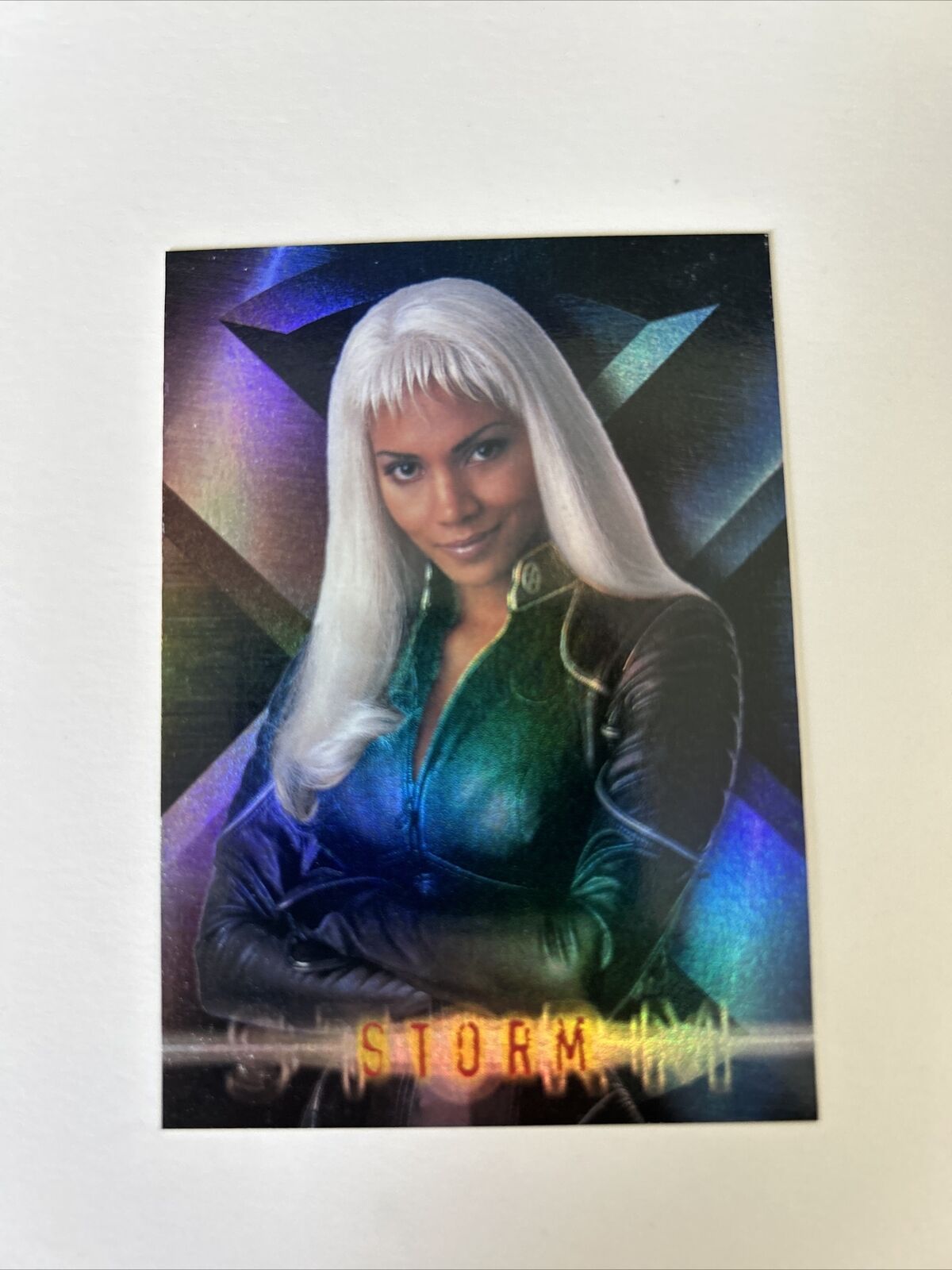 2000 Topps Marvel X-Men The Movie Storm X-Foil Insert Card #4 of 10