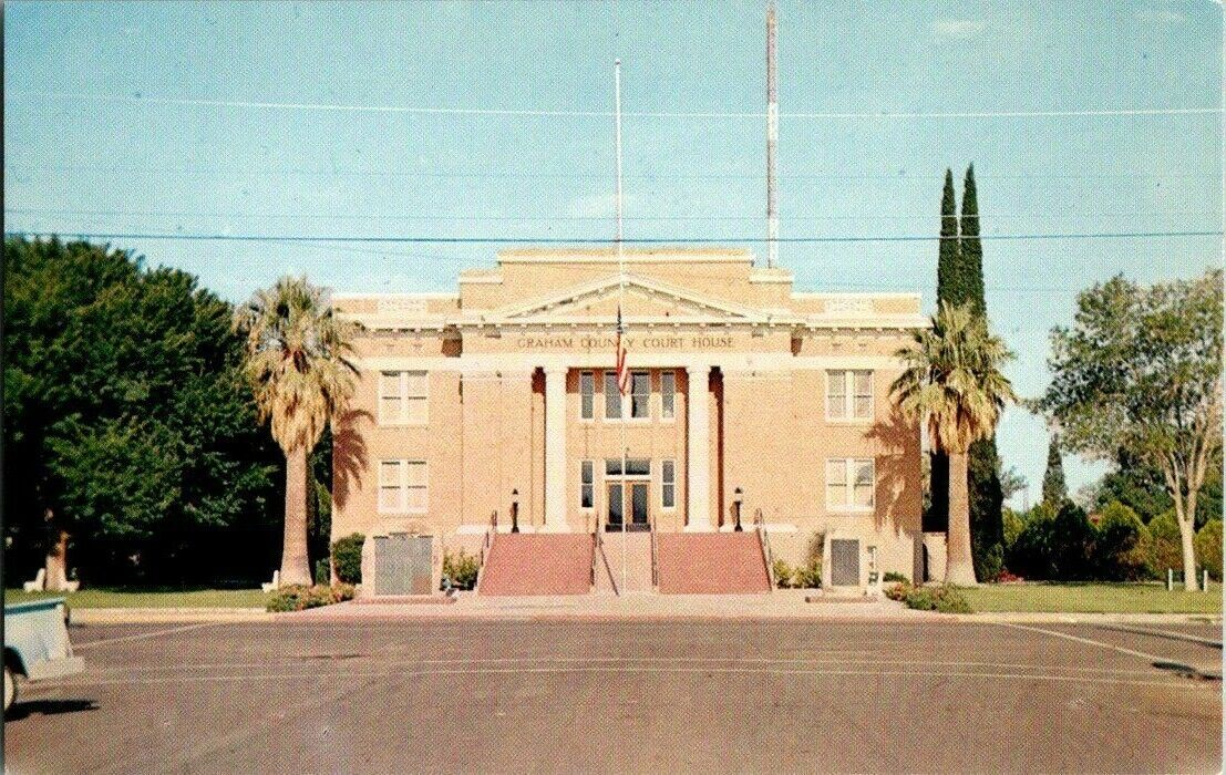 1950\'S. SAFFORD, AZ. COURT HOUSE. POSTCARD. DC13