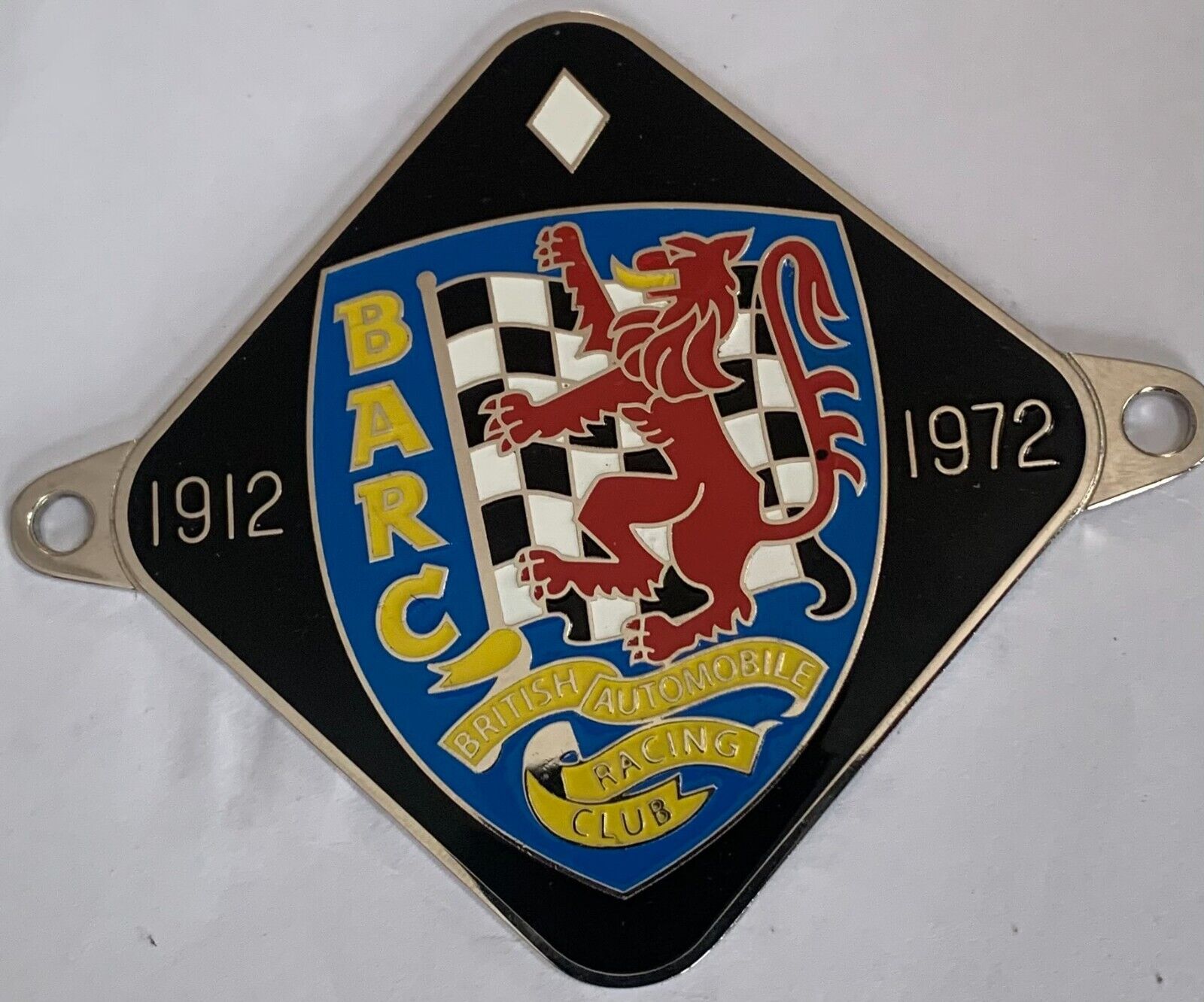 Car Badge - British Automobile Racing Club Badge Emblem Mg Jaguar Triumph POrsch