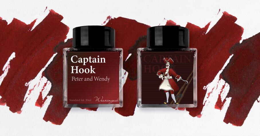Wearingeul Peter and Wendy Bottled Ink for Fountain Pens in Captain Hook - 30mL