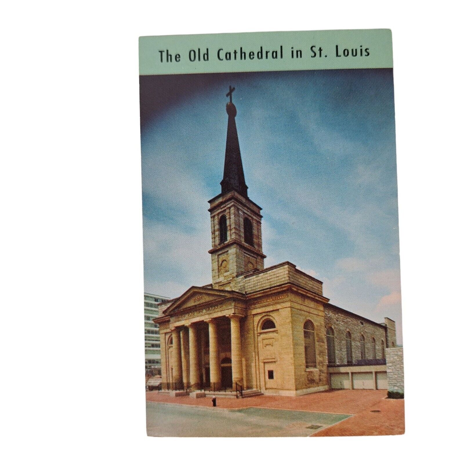 Postcard Old St Louis Cathedral St Louis MO Chrome Unposted