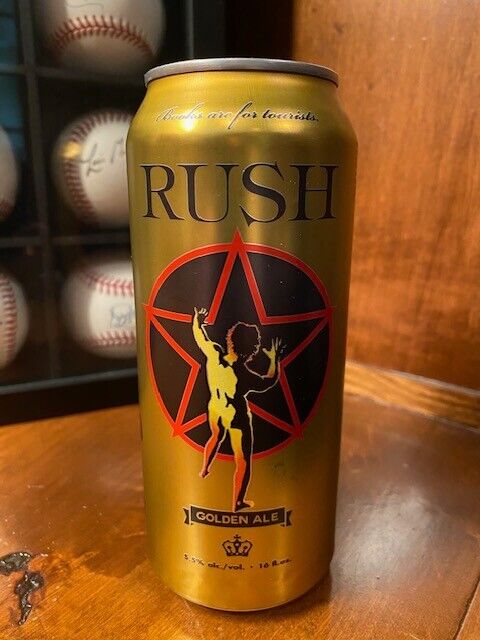 Rush Golden Ale Beer EMPTY CAN LIMITED EDITION Starman Fulton Brewing