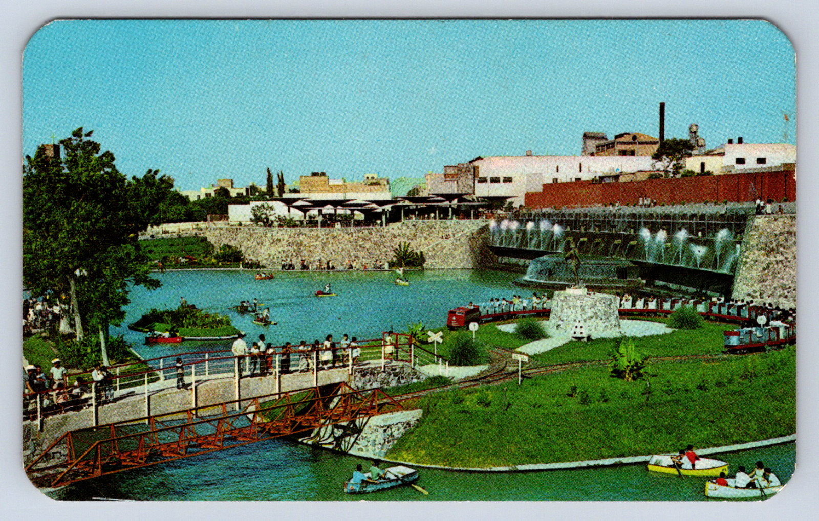 Vintage Postcard Parque Alcalde Guadalajara Mexico 
