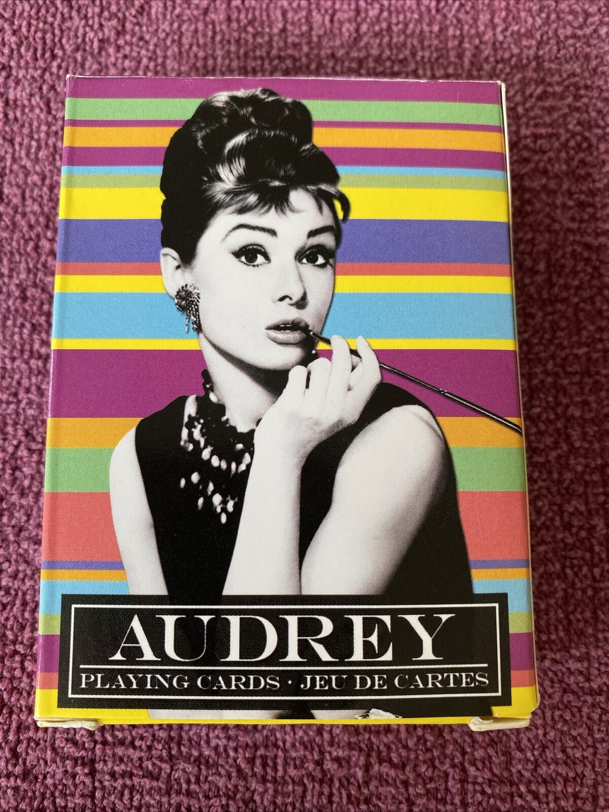 Audrey Hepburn playing cards deck - (52 cards + 2 Jokers)