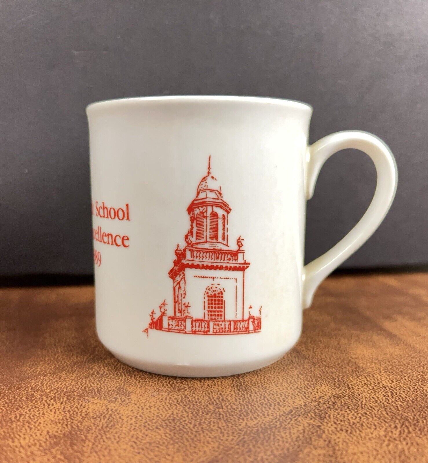 Richmond High School Indiana Ceramic Mug 50 Years Of Excellence 1989 Vintage
