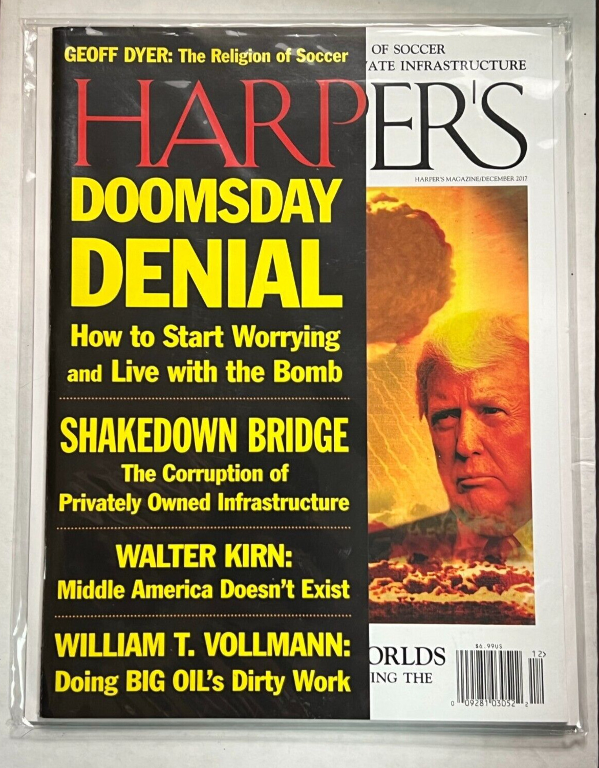 Trump Harpers Magazine December 2017 Trump MAGAZINE