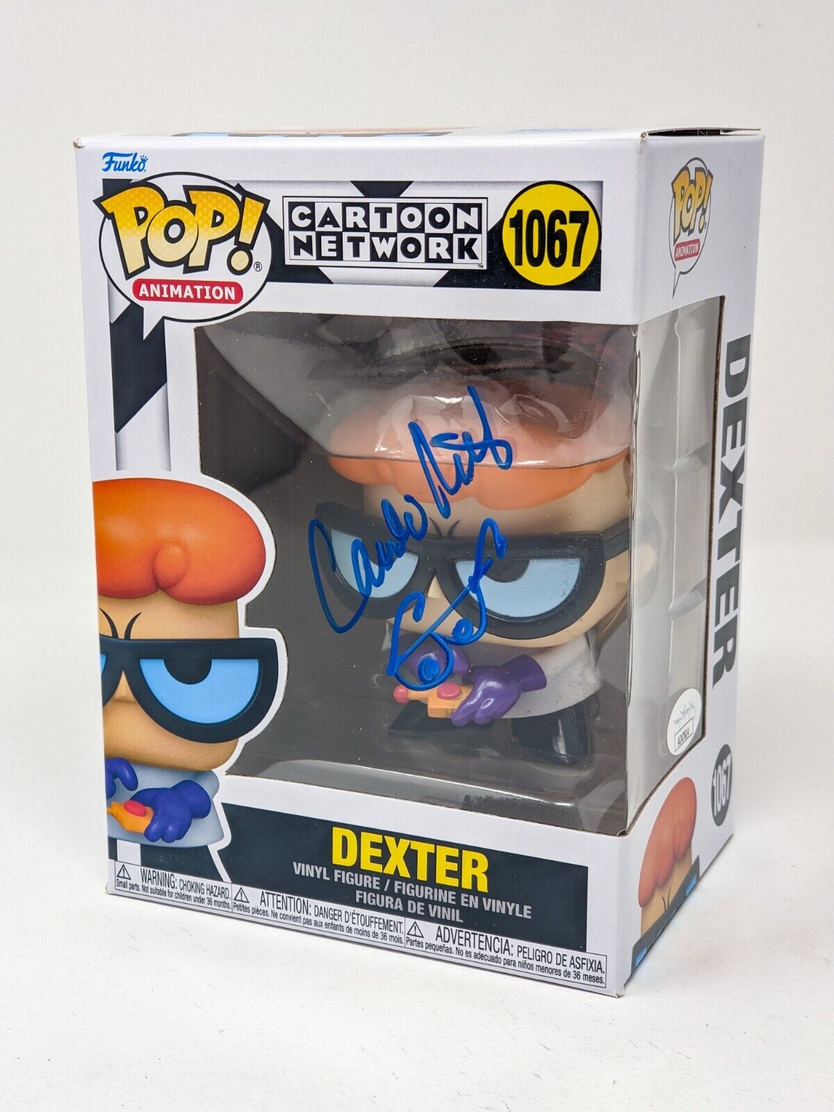 Candi Milo Cartoon Network Dexter #1067 Signed Funko Pop JSA Certified Autograph
