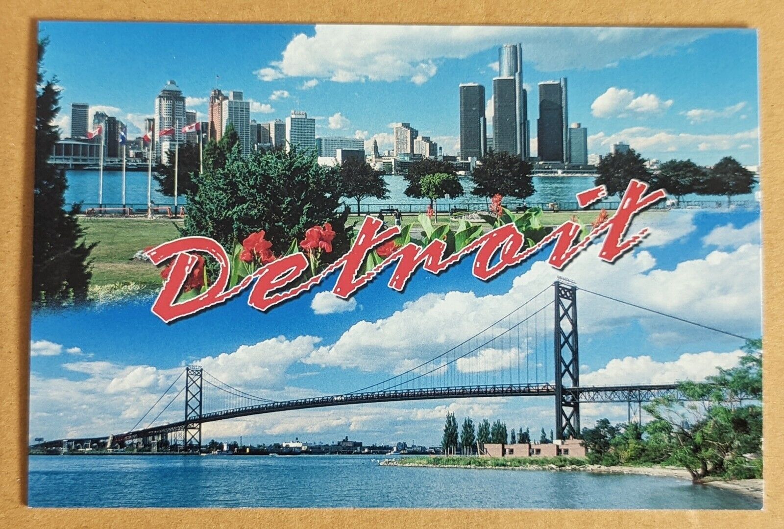 Postcard MI: Detroit. Michigan 
