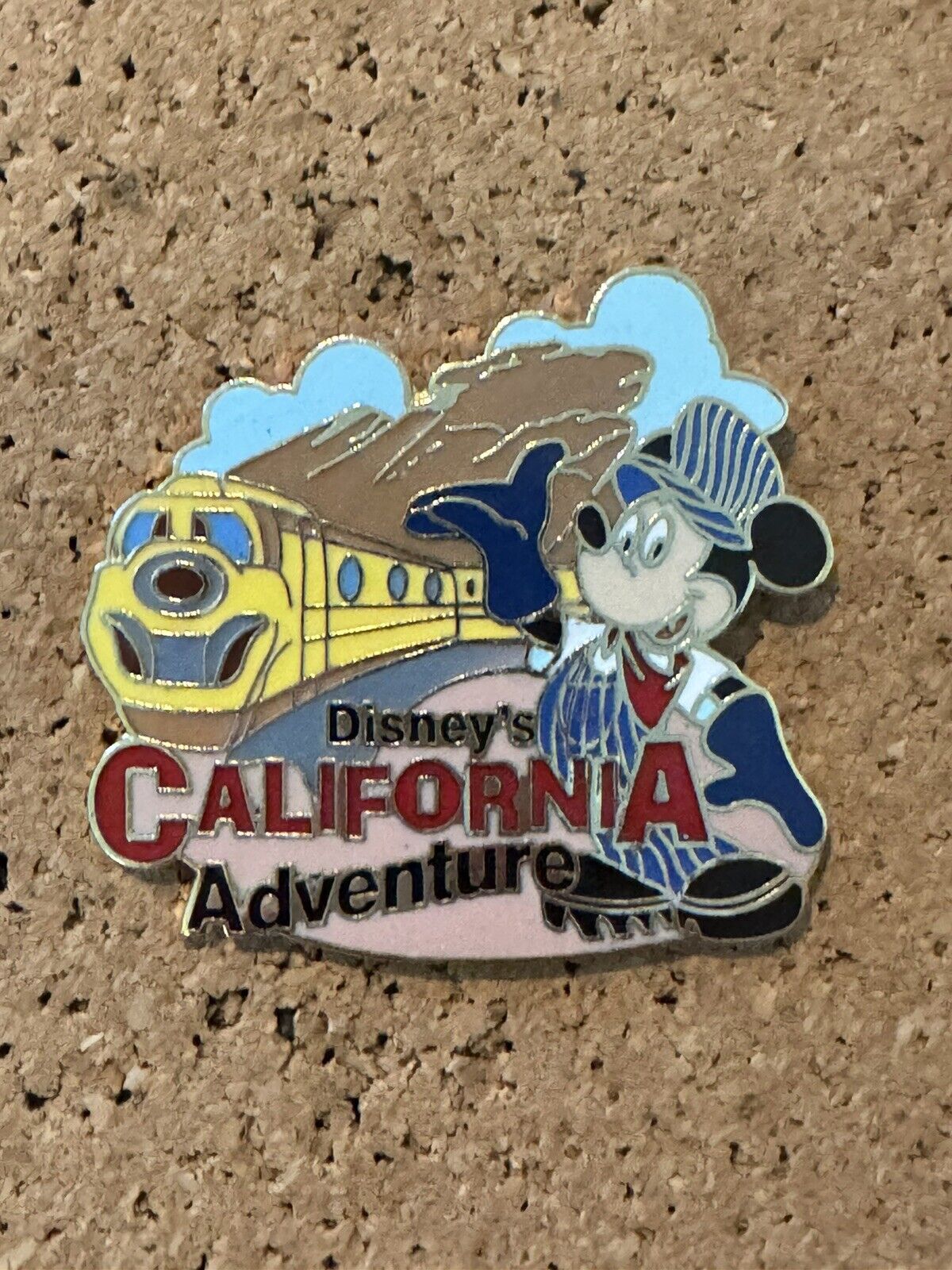 Disney\'s California Adventure Mickey Train MOC Disney Vintage Disney Pin